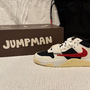 Size 13- Jordan Jumpman Jack University Red with black shoe bag